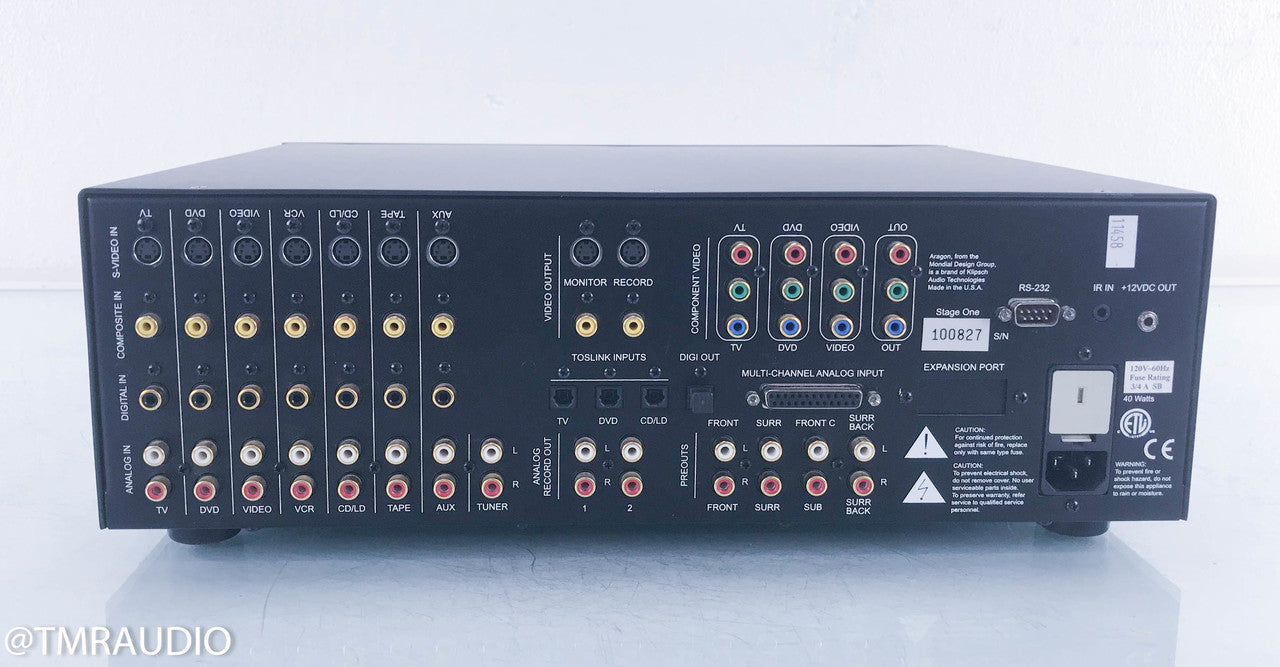 Aragon / Klipsch Stage One 7.1 Channel Preamplifier