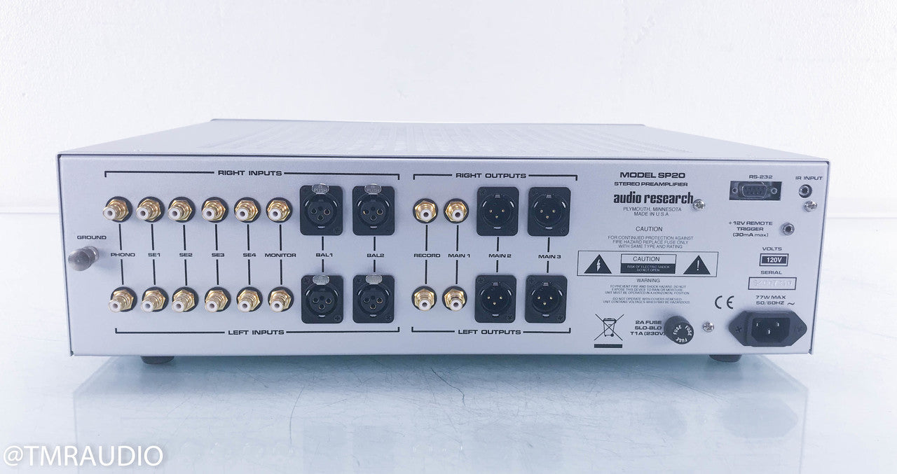 Audio Research SP20 Tube Stereo Preamplifier