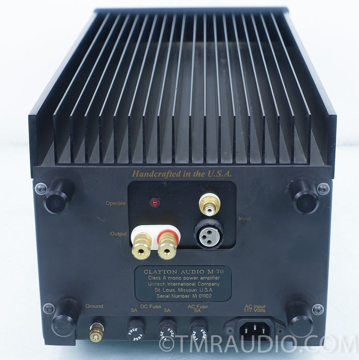 Clayton Audio M-70 Monoblock Amplifier Pair in Factory Boxes
