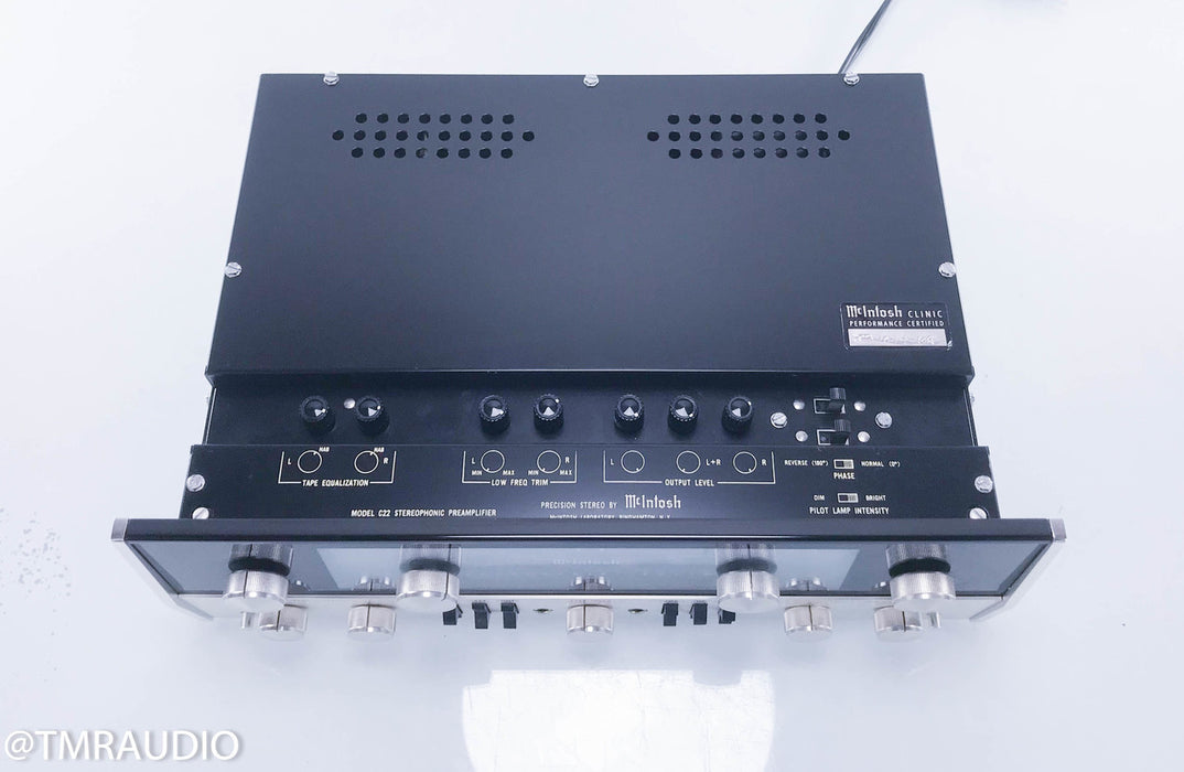 McIntosh C22 Tube Stereo Preamplifier w/ Panlocs