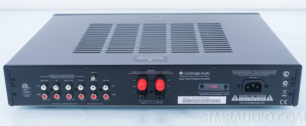 Cambridge Audio Topaz AM10 Integrated Amplifier in Factory Box