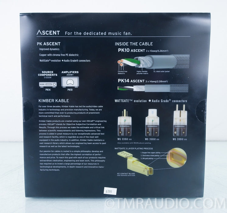 Kimber Kable PowerKord PK14 Ascent 6' Power Cord NEW
