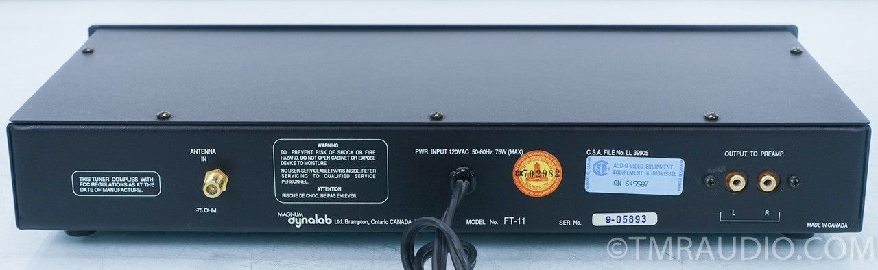 Magnum Dynalab FT-11 Analog FM Tuner in Factory Box