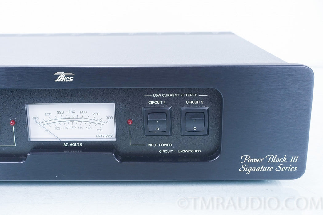 Tice Power Block III Signature Power Conditioner in Factory Box