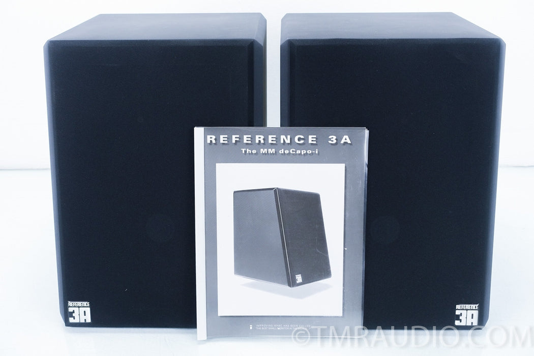 Ref 3a MM De Capo Be Speakers w/ Stands in Factory Boxers
