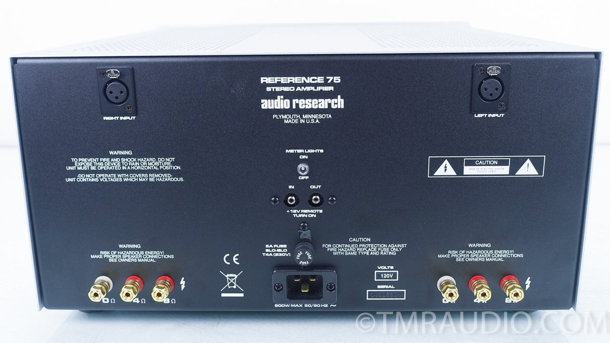 Audio Research Reference 75 Tube Amplifier in Factory Box