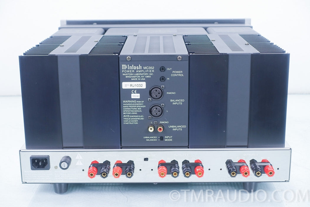 McIntosh MC352 Stereo Power Amplifier in Factory Box