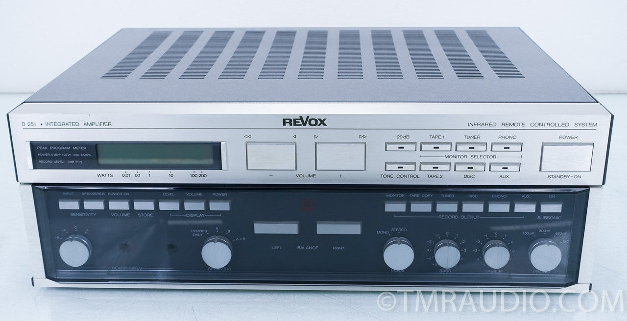 Revox B251 Vintage Integrated Amplifier in Factory Box