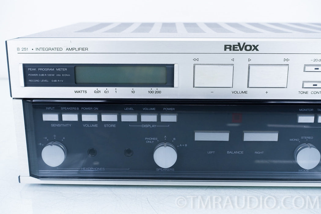 Revox B251 Vintage Integrated Amplifier in Factory Box