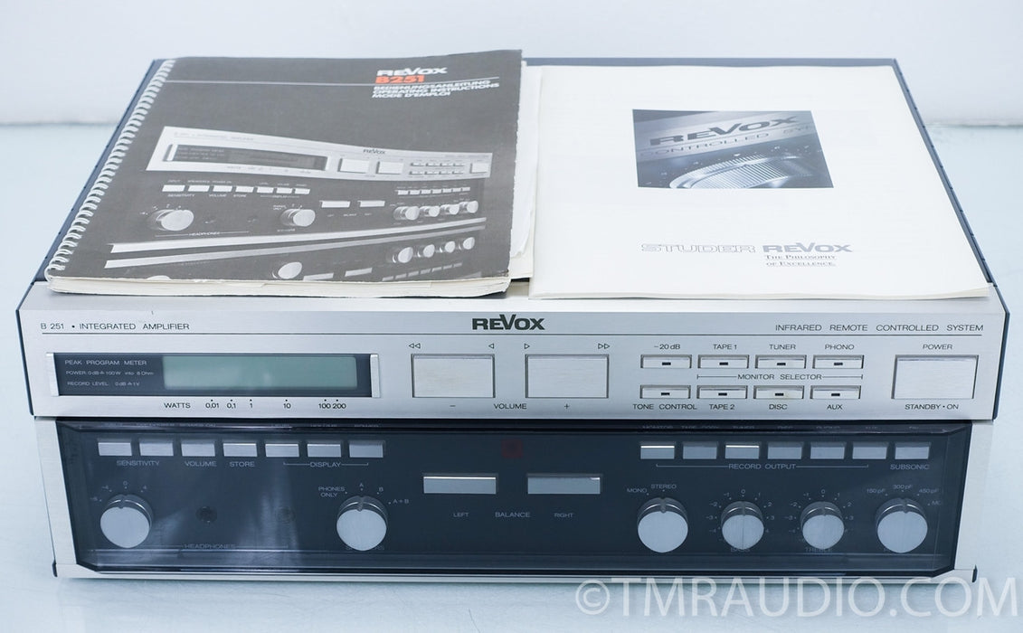 Revox B251 Vintage Integrated Amplifier in Factory Box
