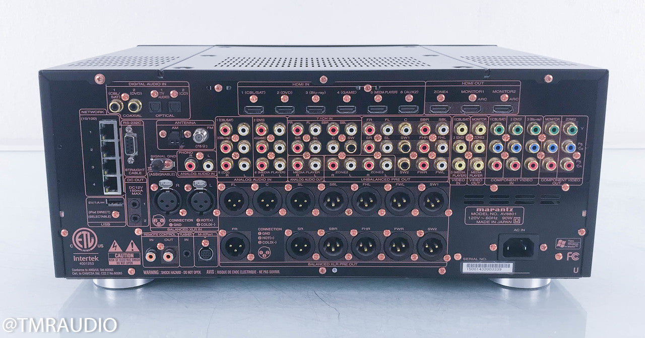 Marantz AV8801 11.2 Channel Preamplifier / Home Theater Processor