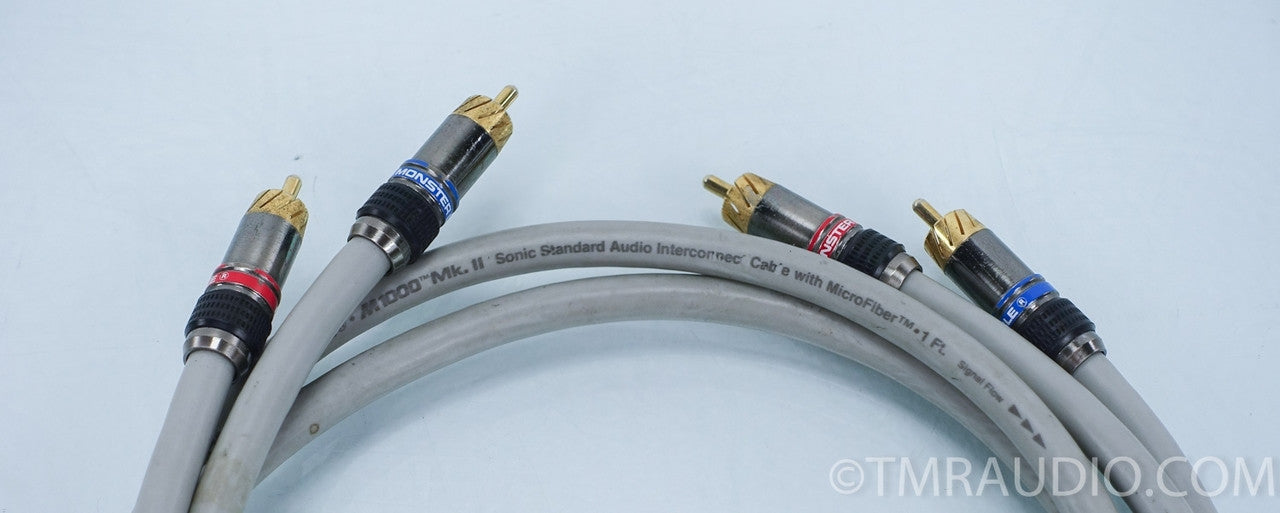 Monster Cable M1000 MkII RCA Cables