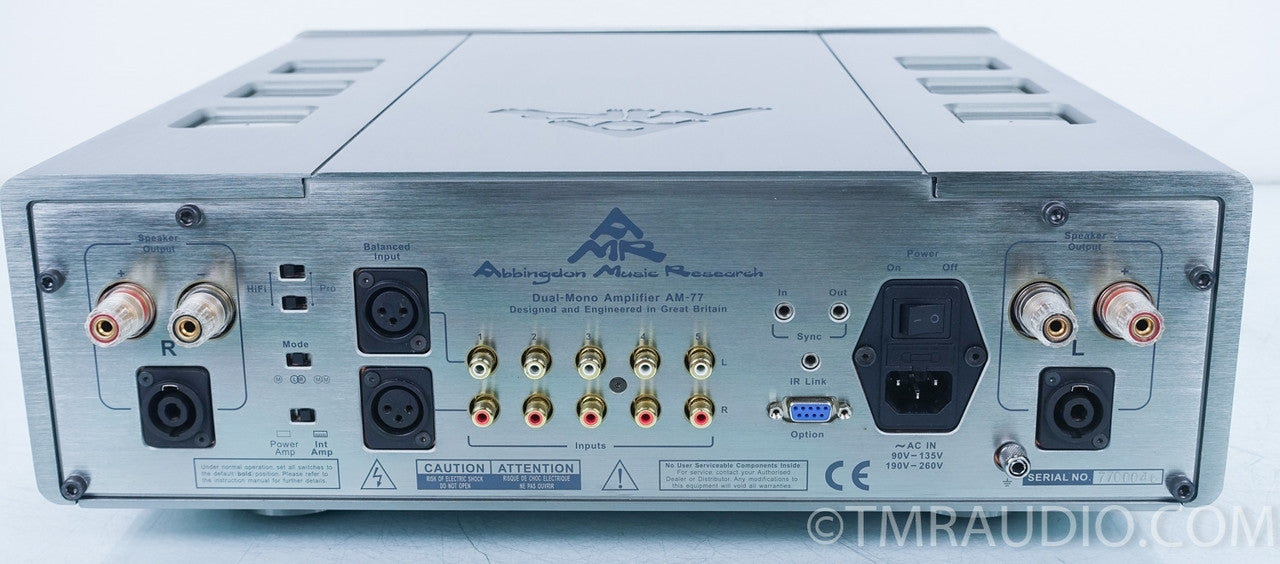 Abbingdon Music Research AM-77 (AMR AM-77.1) Tube Integrated Amplifier