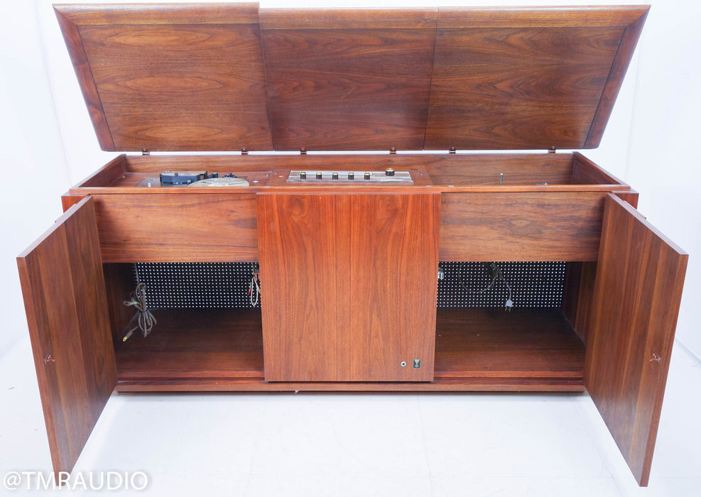 JBL C58 Delphi Vintage Cabinet w/ Vintage Reel to Reel Player, Tuner, Turntable