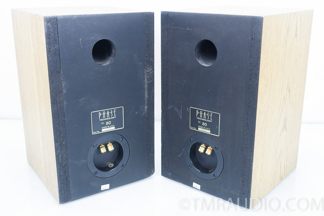 Phase Tech PC80 Vintage Bookshelf Speakers