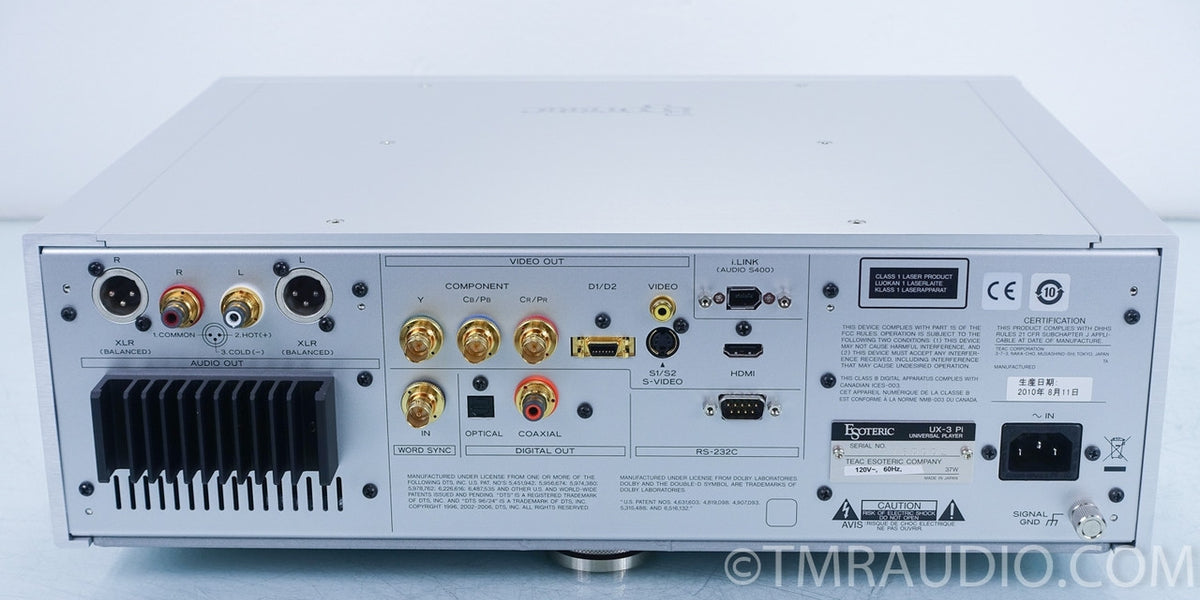 ESOTERIC SACD HYBRID KYUNG-WHA-CHUNG他２枚 Esoteric UX-3 Pi SACD / DVD Player in Factory Box — The Music Room