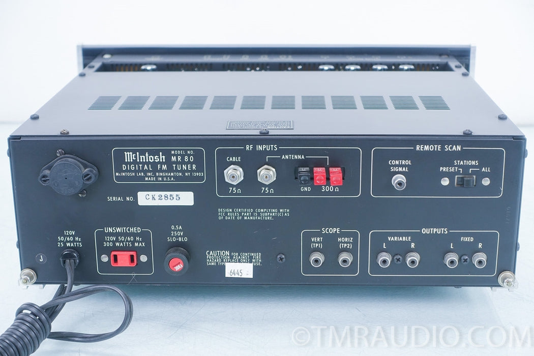 McIntosh MR80 Vintage FM Tuner