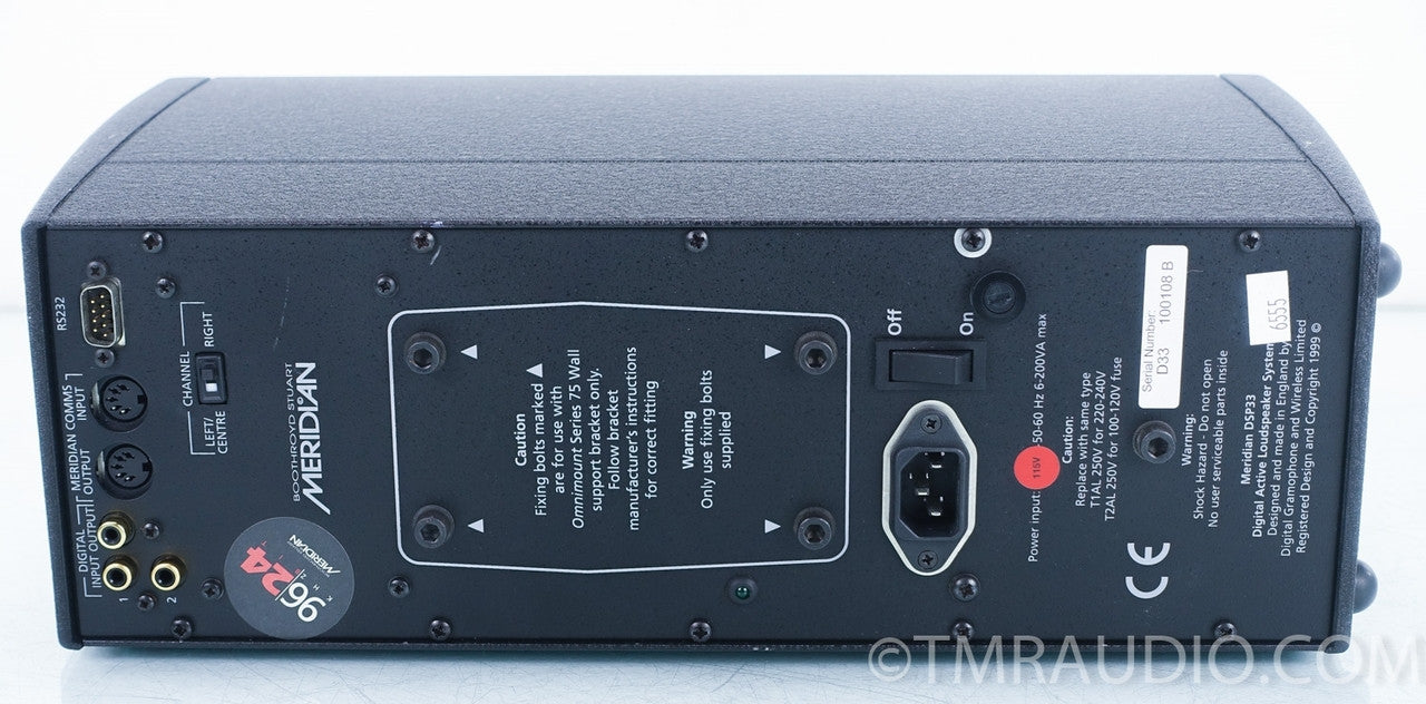 Meridian DSP33 96/24 khz Center Channel Speaker
