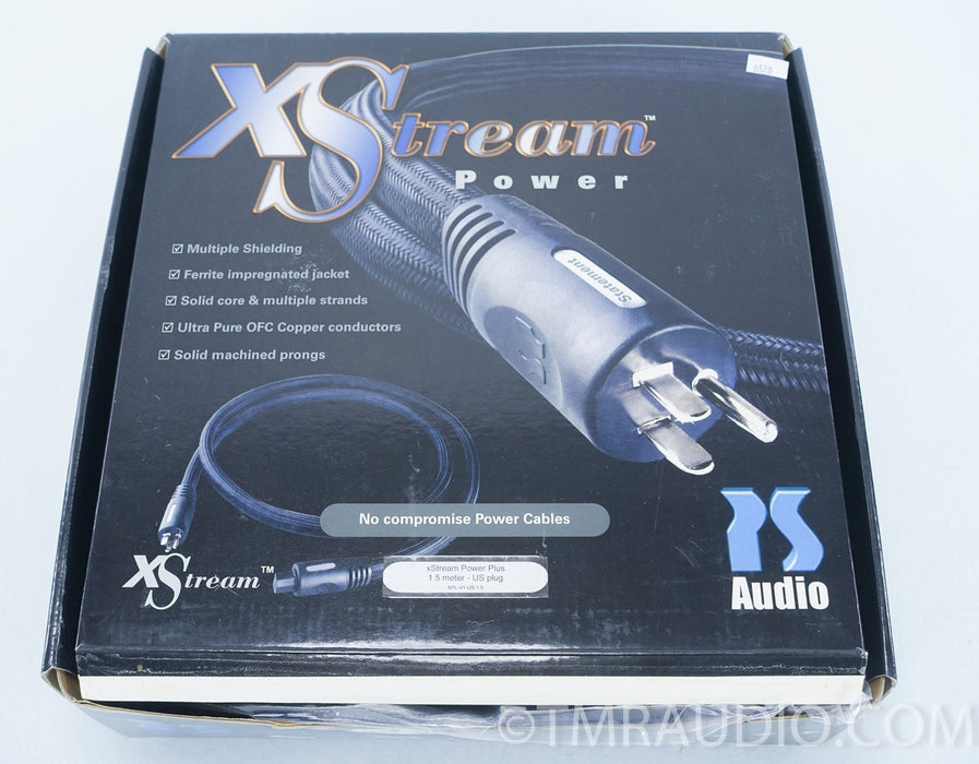 PS Audio XStream Power Plus 1.5 meter Power Cable in Factory Box