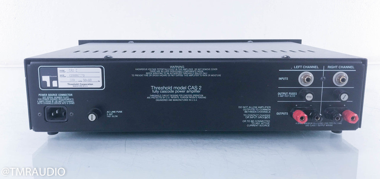 Threshold CAS 2 Fully Cascode Stereo Power Amplifier