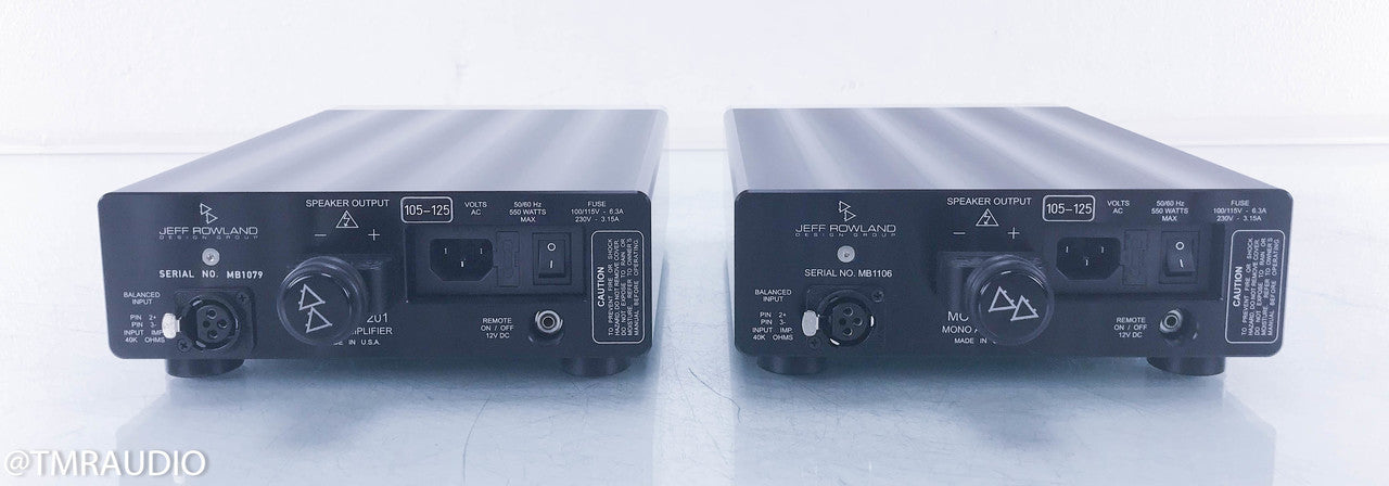 Jeff Rowland Model 201 Monoblock Power Amplifier
