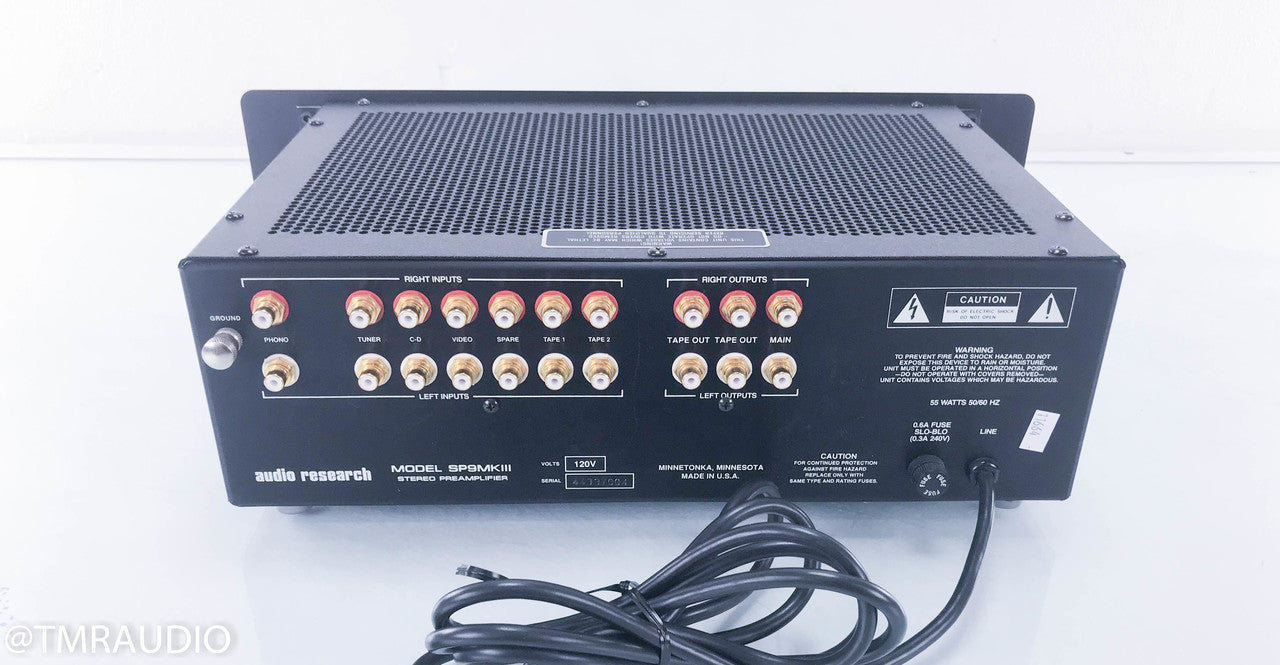 Audio Research SP9 MK III Stereo Tube / FET Preamplifier