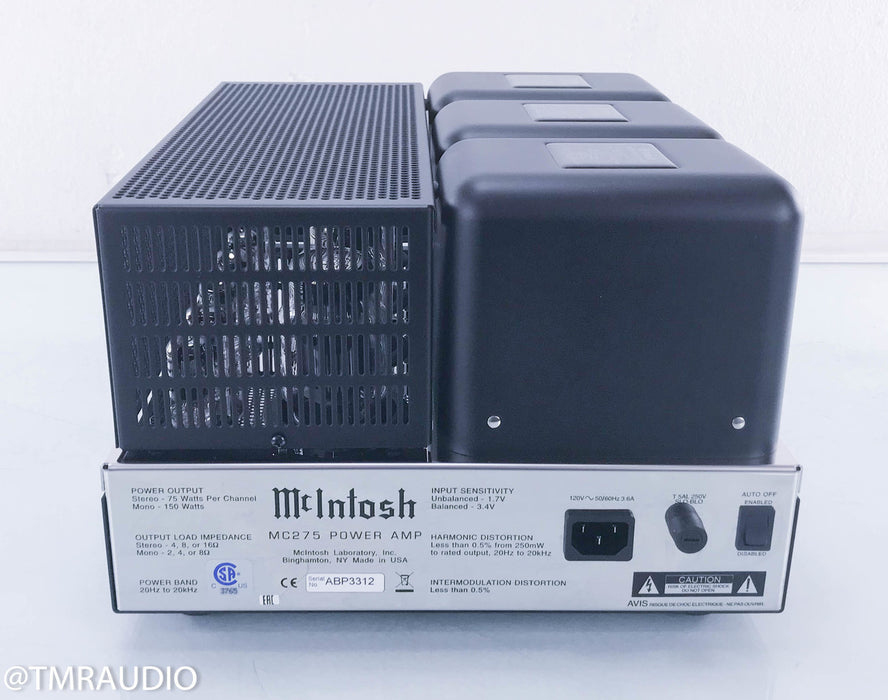 McIntosh MC275 VI Stereo Tube Power Amplifier