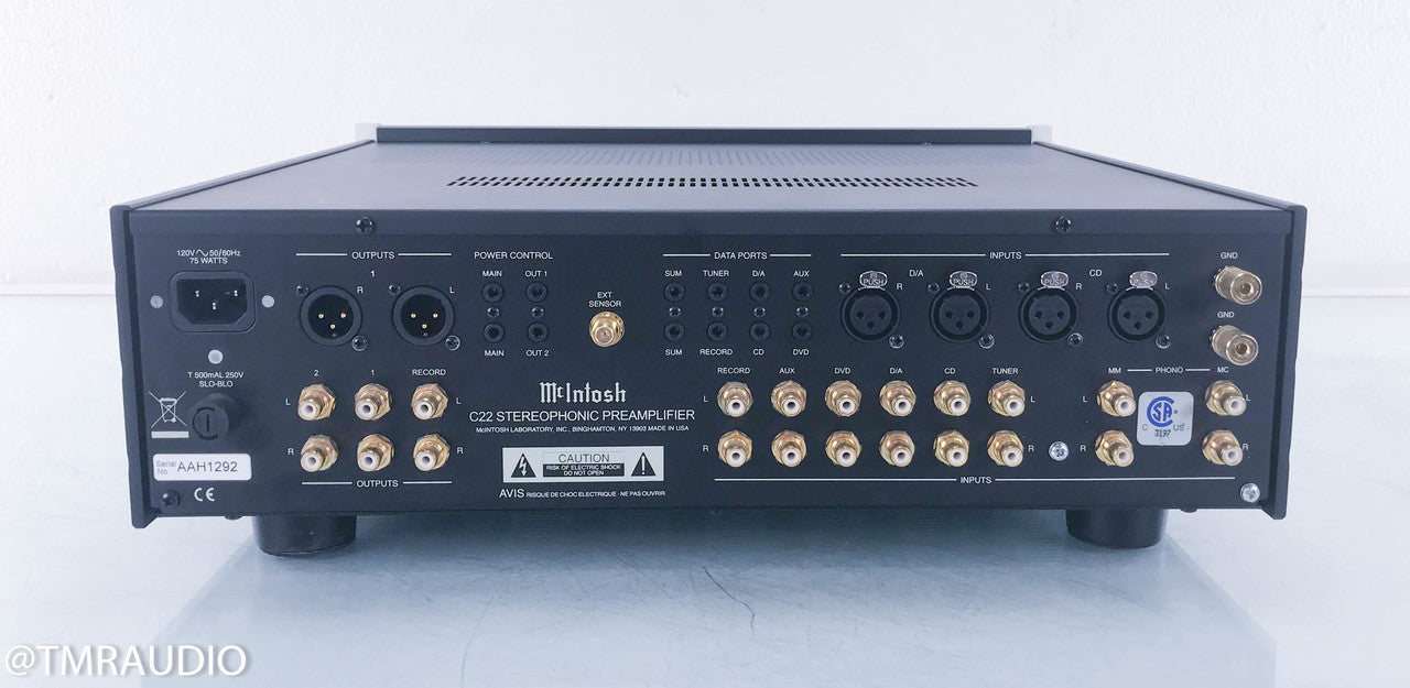 McIntosh C22 Stereo Tube Preamplifier