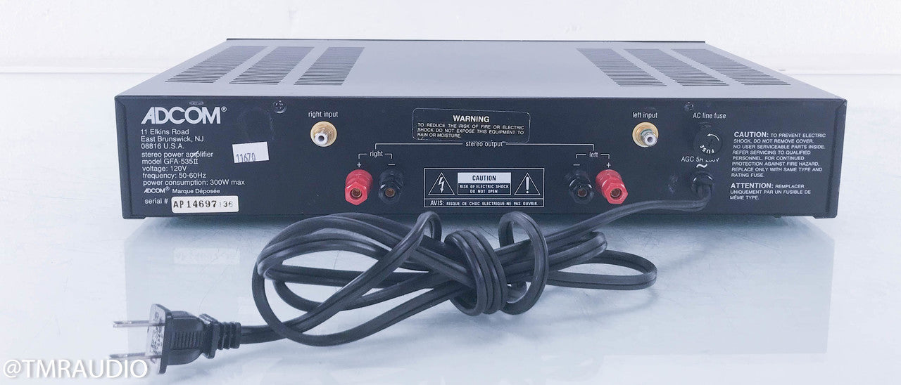 Adcom Model GFA-535 II Stereo Power Amplifier