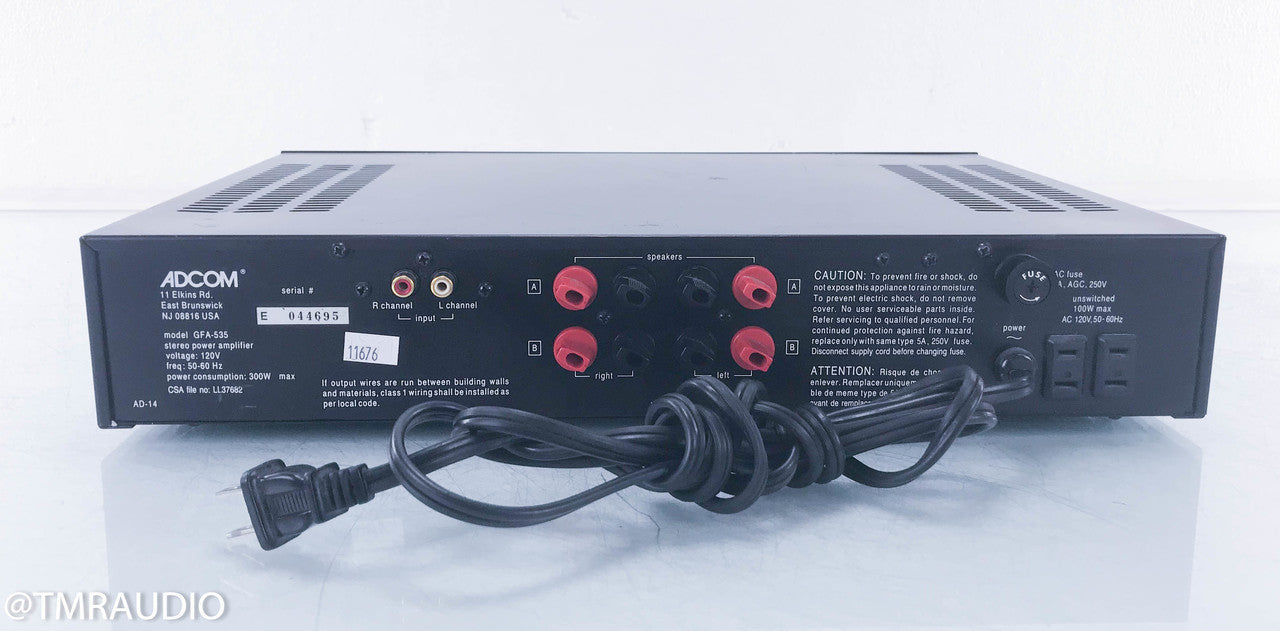 Adcom Model GFA-535 Stereo Power Amplifier