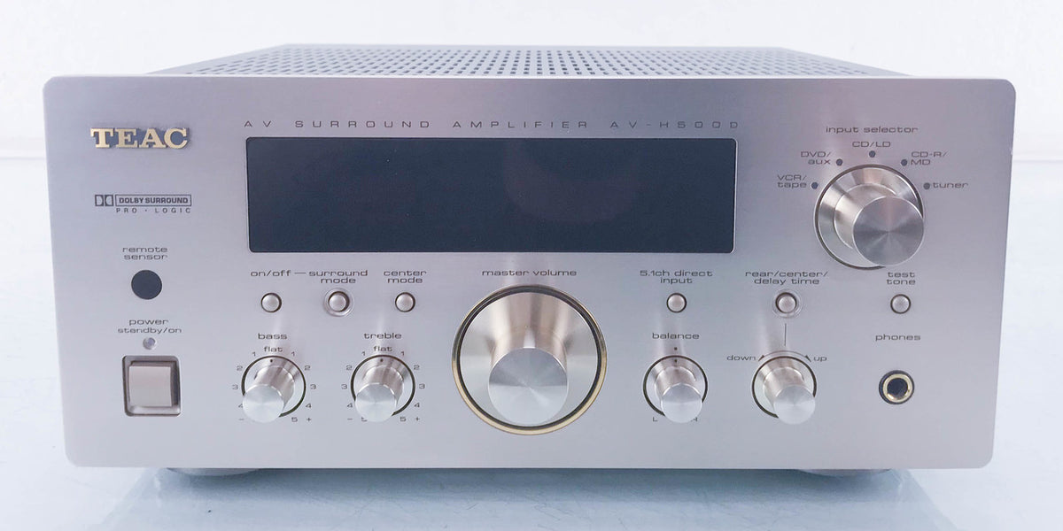 TEAC ティアック プリメインアンプ A-H500 + MDデッキ MD-H500