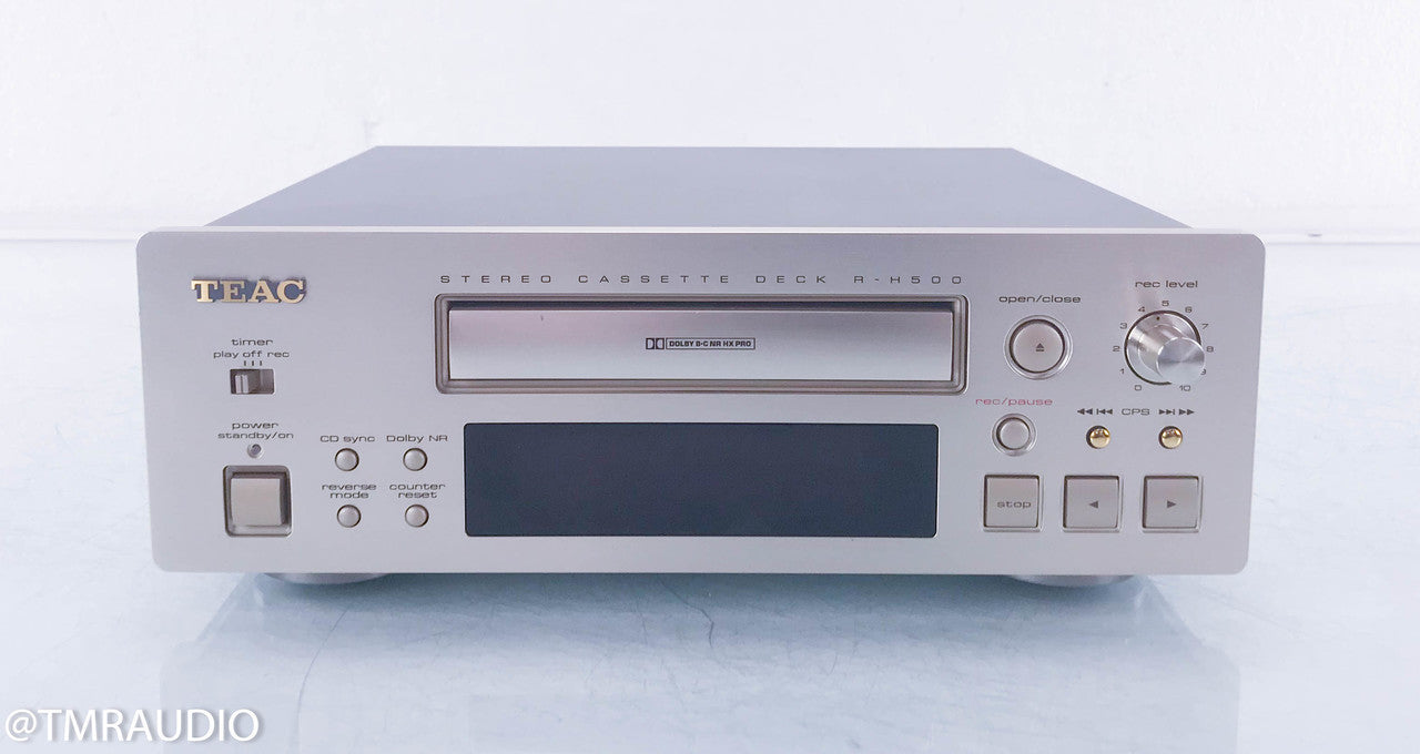 TEAC カセットデッキ R-H500 Teac R-H500 Reference Series Stereo Cassette Deck / Tape Recorder