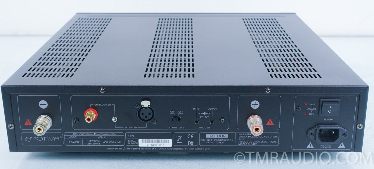 Emotiva XPA-1L Mono Power Amplifiers in Factory Boxes