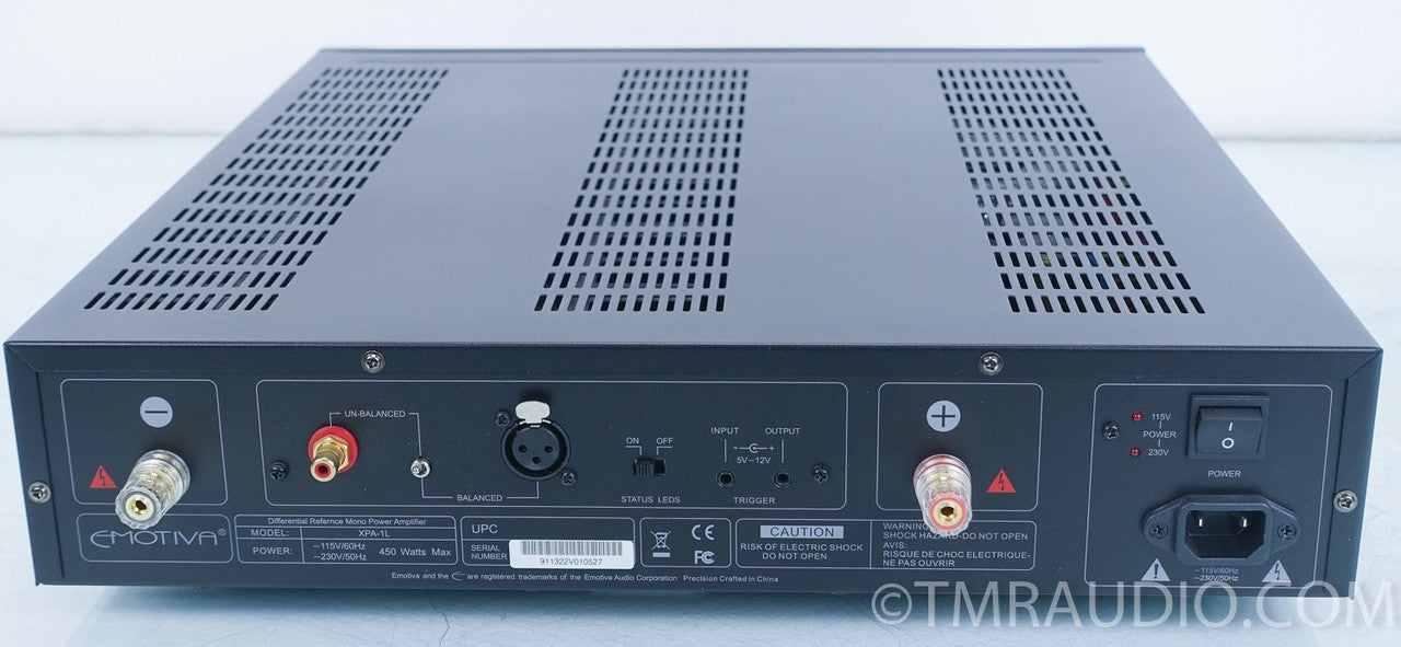 Emotiva XPA-1L Mono Power Amplifiers in Factory Boxes