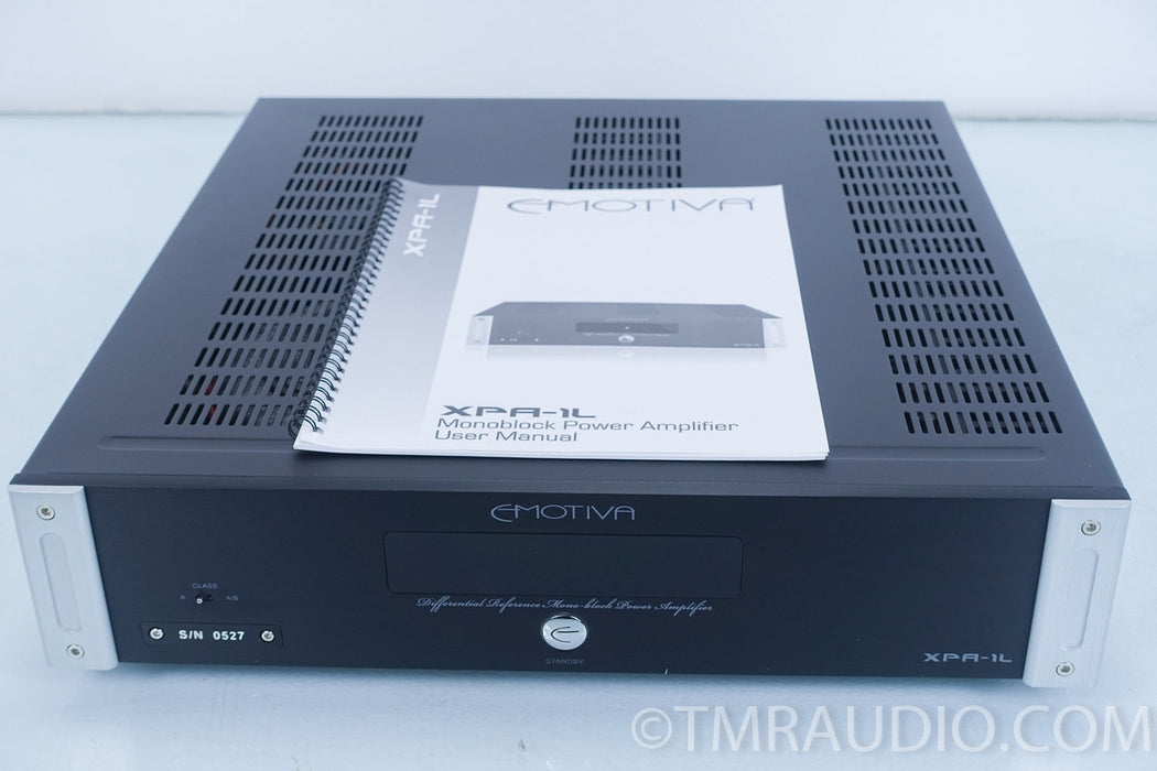 Emotiva XPA-1L Mono Power Amplifiers in Factory Boxes