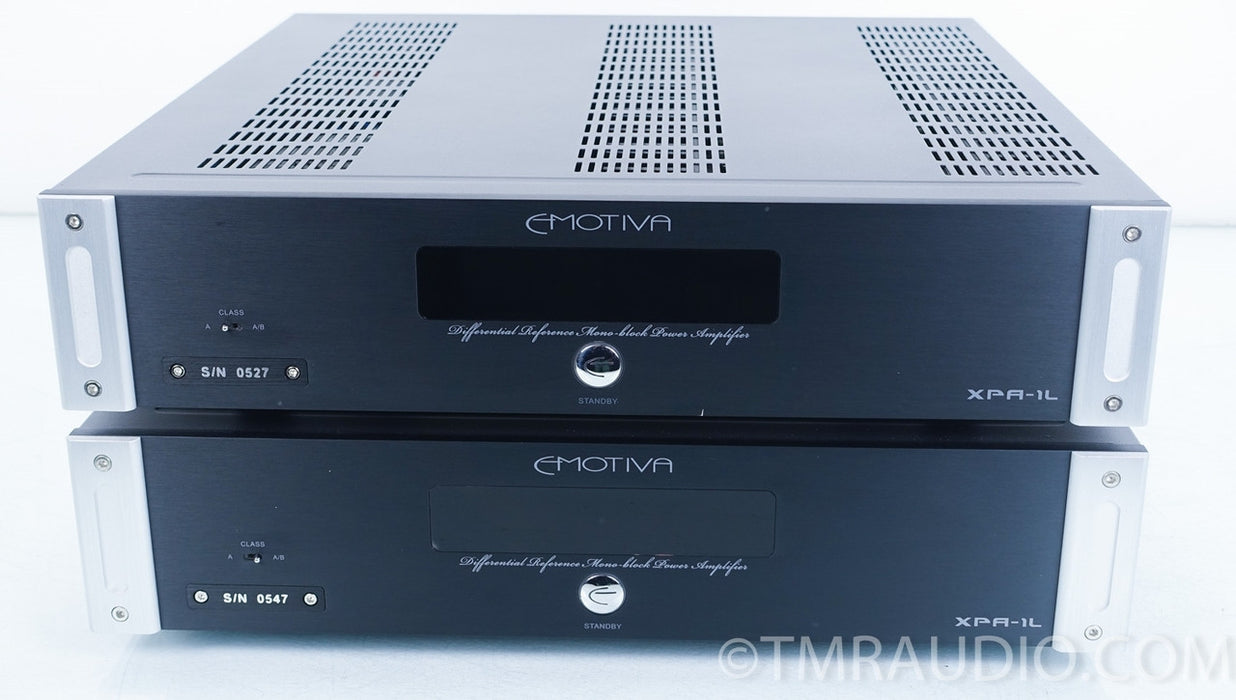 Emotiva XPA-1L Mono Power Amplifiers in Factory Boxes