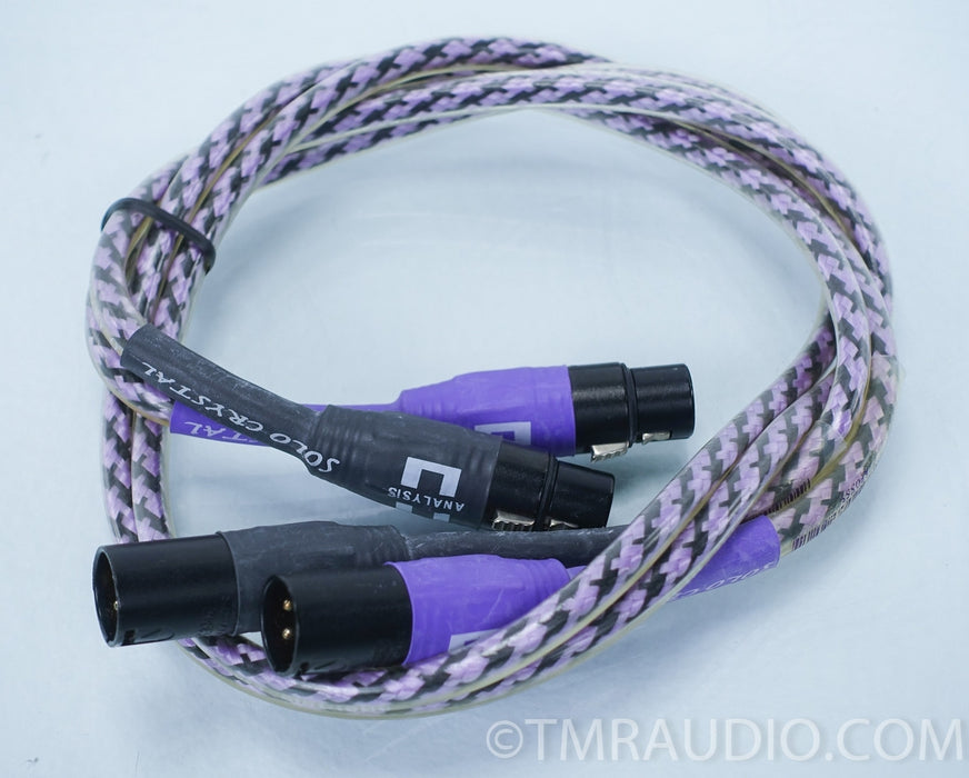 Analysis Plus Solo Crystal Oval XLR Cables