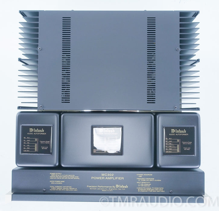 McIntosh MC302 Stereo Power Amplifier in Factory Box