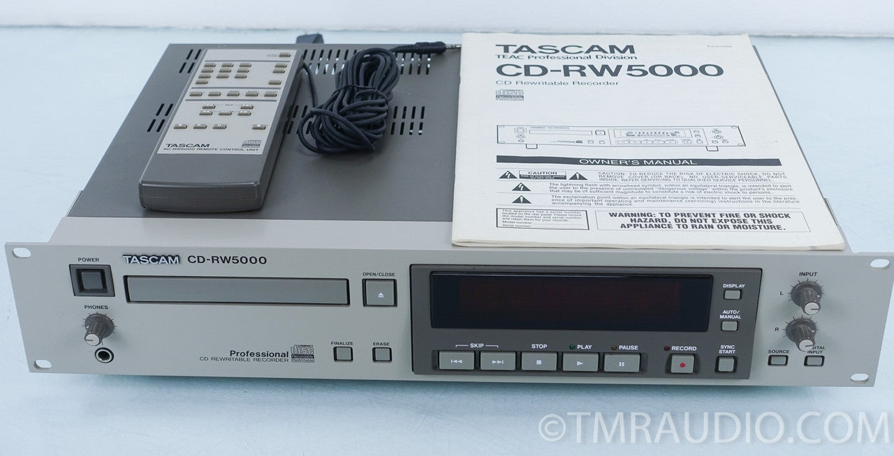 Tascam CD-RW5000 CD Recorder in Factory Box