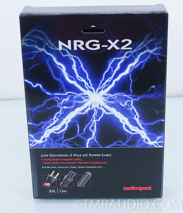 AudioQuest NRG-X2 2-Pole AC Power Cable (C17) in Factory Box
