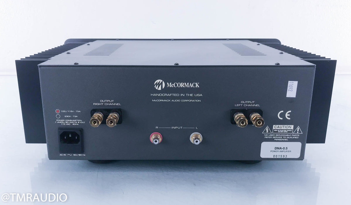 McCormack Power Drive DNA-0.5 Stereo Power Amplifier