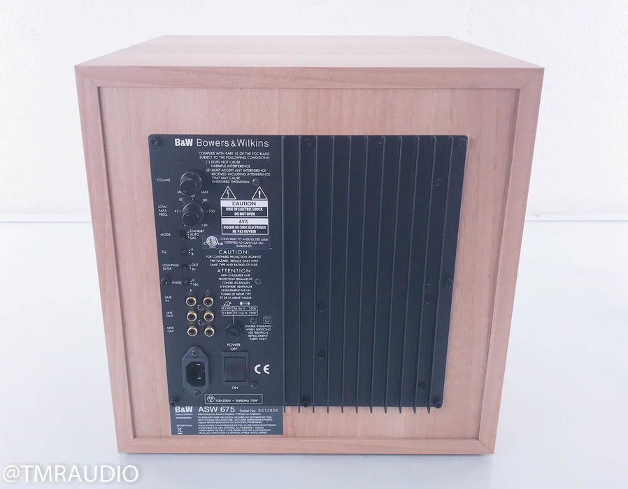 B&W ASW675 Powered Subwoofer
