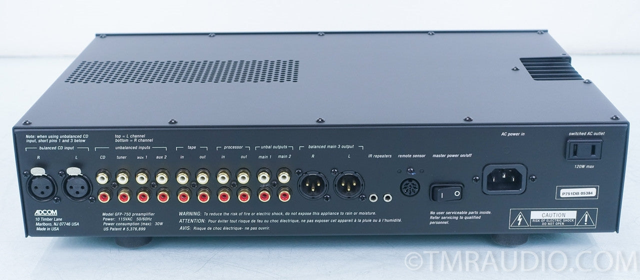 Adcom GFP-750 Stereo Preamplifier in Factory Box