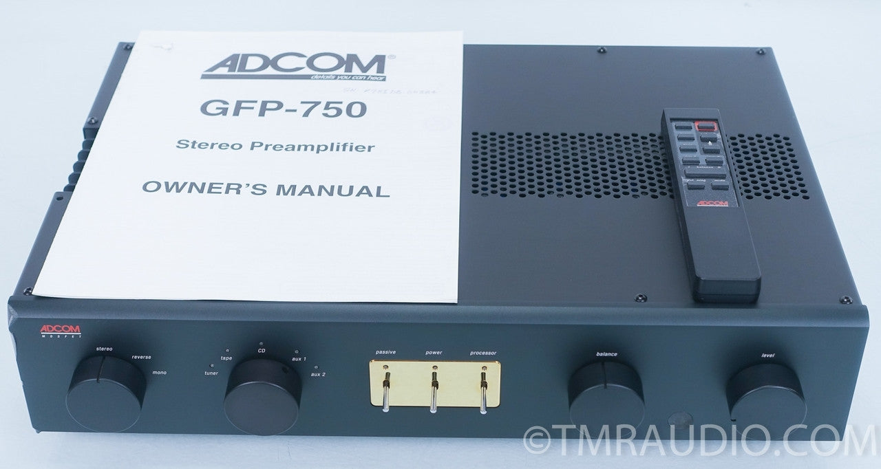 Adcom GFP-750 Stereo Preamplifier in Factory Box