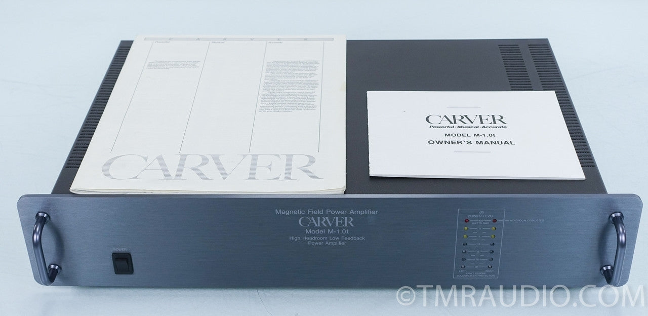 Carver M-1.0t Power Amplifier in Factory Box (upgraded)