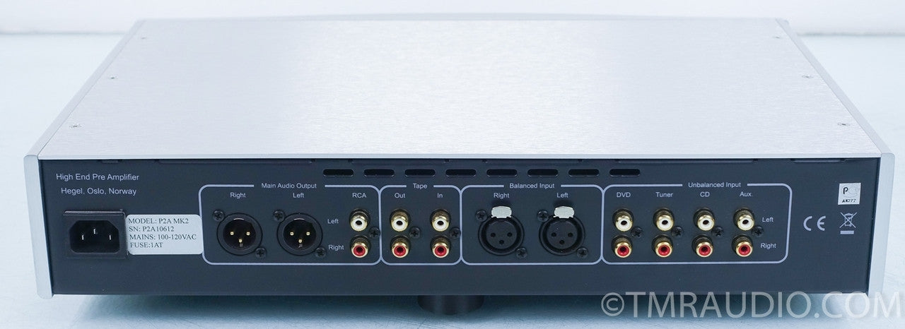 Hegel P2A MK2 Preamplifier in Factory Box