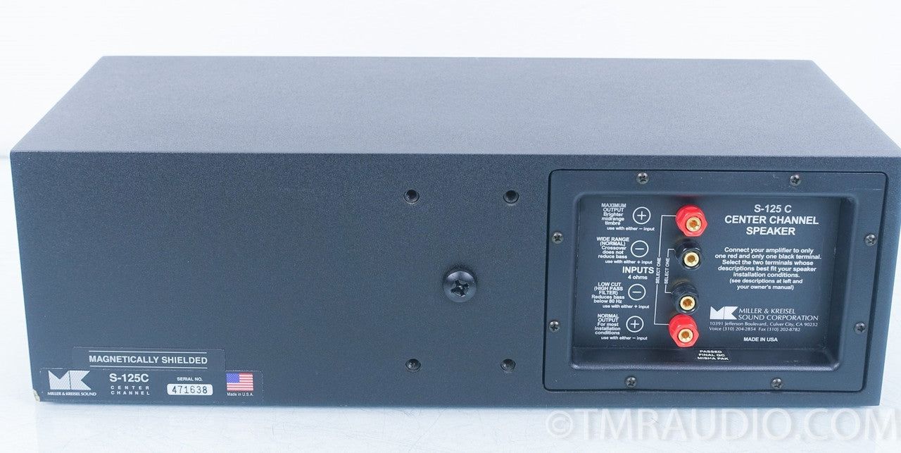 M&K S-125C Center Channel Speaker in Factory Box