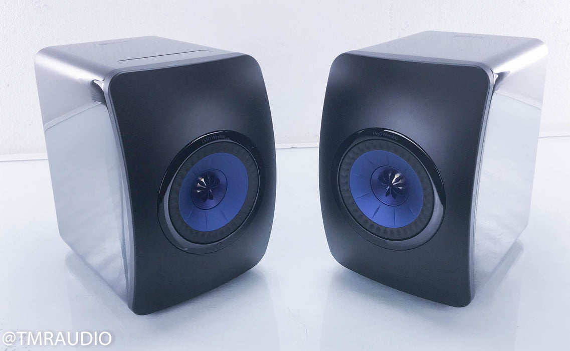 KEF LS50W Wireless Powered Bookshelf Speakers