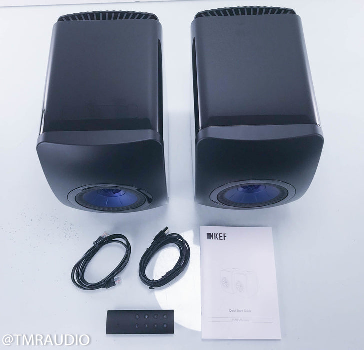 KEF LS50W Wireless Powered Bookshelf Speakers