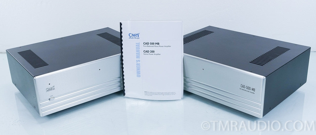 Cary CAD-500-MB Monoblock Amplifier Pair